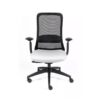Silla ejecutiva Curve mesh negro con respaldo alto, brazos 4D ajustables y base de cinco puntas