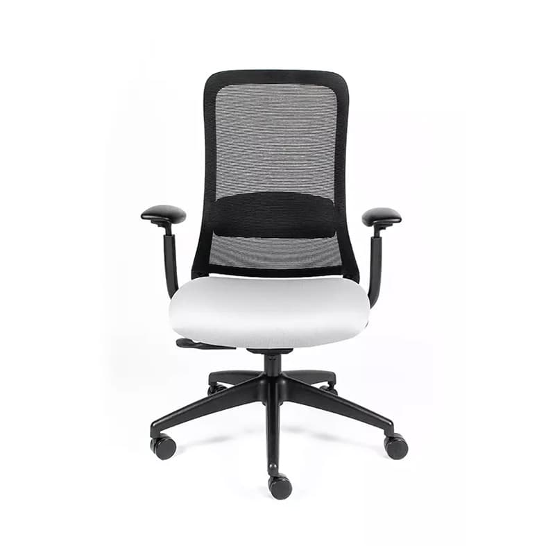 Silla ejecutiva Curve mesh negro con respaldo alto, brazos 4D ajustables y base de cinco puntas
