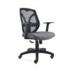 Silla operativa VL 2055 con respaldo medio de malla y asiento en tela