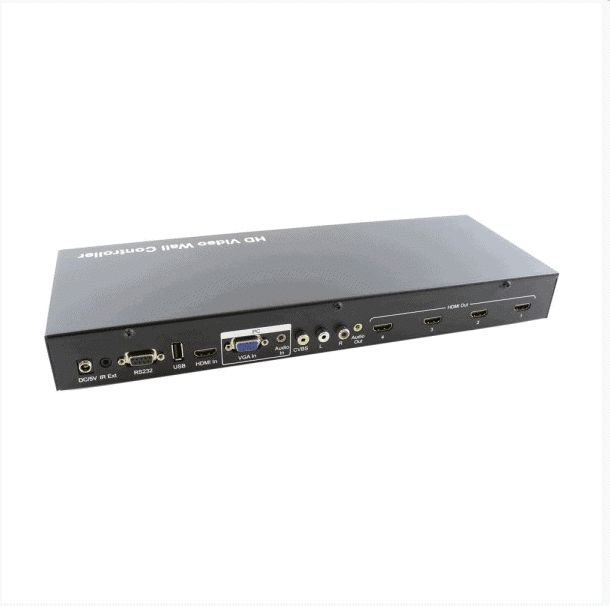Controlador Redleaf para video wall HDMI 2x2 con una entrada y 4 salidas