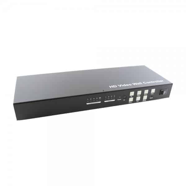Controlador Redleaf para video wall HDMI 2x2 con una entrada y 4 salidas