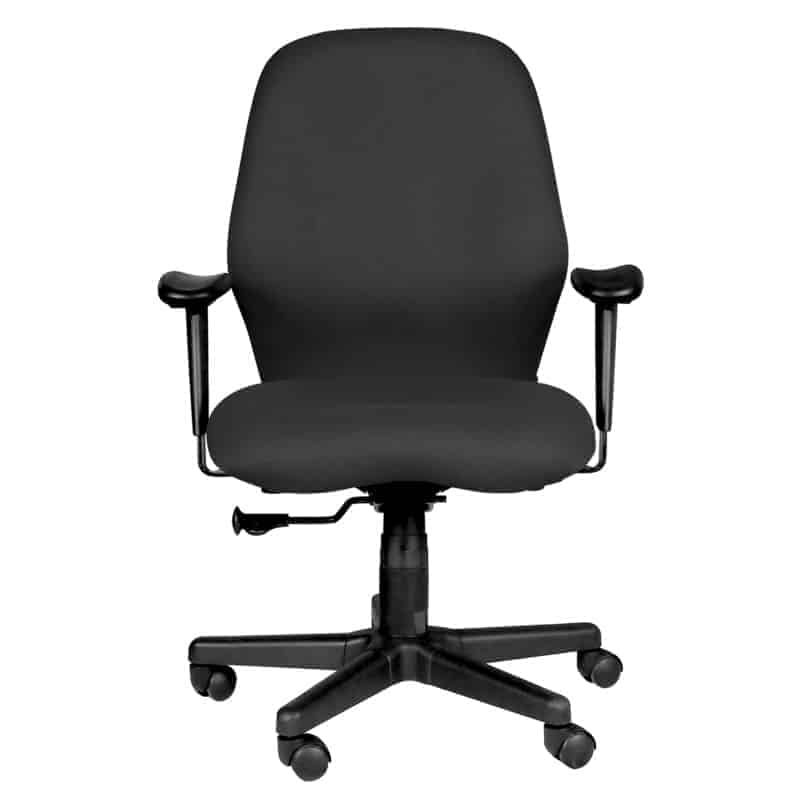 Silla ejecutiva RE-1201 color onix con cabezal y base de cinco puntas
