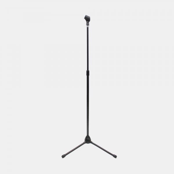 Pedestal para micrófono RLCS-01 de altura ajustable con clip para cable