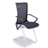 Silla de visita staff mesh rm-9011 con asiento y respaldo en malla negra