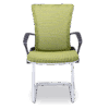Silla de visita staff mesh rm-9015 con asiento y respaldo en malla verde