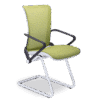 Silla de visita staff mesh rm-9015 con asiento y respaldo en malla verde