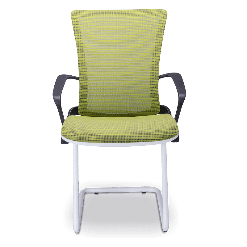 Silla de visita staff mesh rm-9015 con asiento y respaldo en malla verde