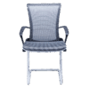 Silla de visita staff mesh rm-9017 con asiento y respaldo en malla gris