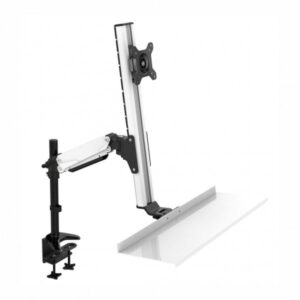 Soporte Redleaf SWS-1332 de aluminio para monitor de 13 a 23 pulgadas con abrazadera de mesa